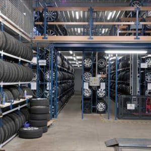 Tyre Pallet Racking Example