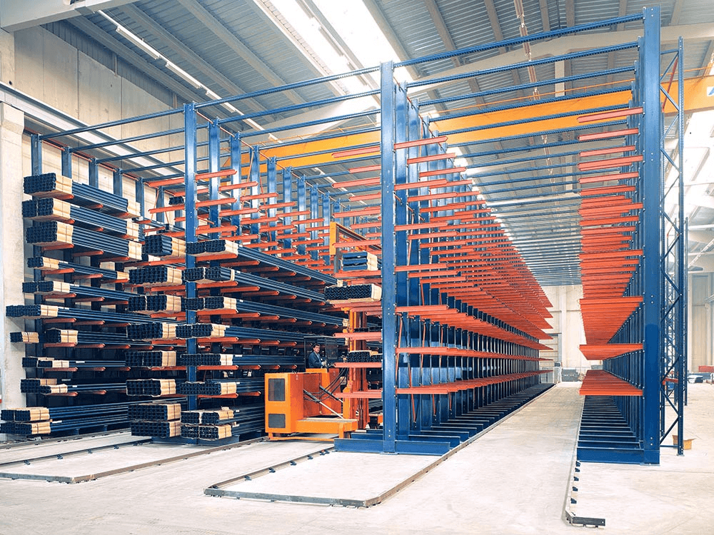 Warehouse mezzanine installation example